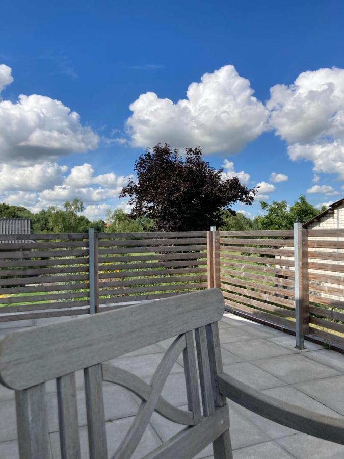 Ferienwohnung Heeser Birkenhof - Urlaub Auf Dem Bauernhof Mit Blick Ins Gruene Weeze Exterior foto